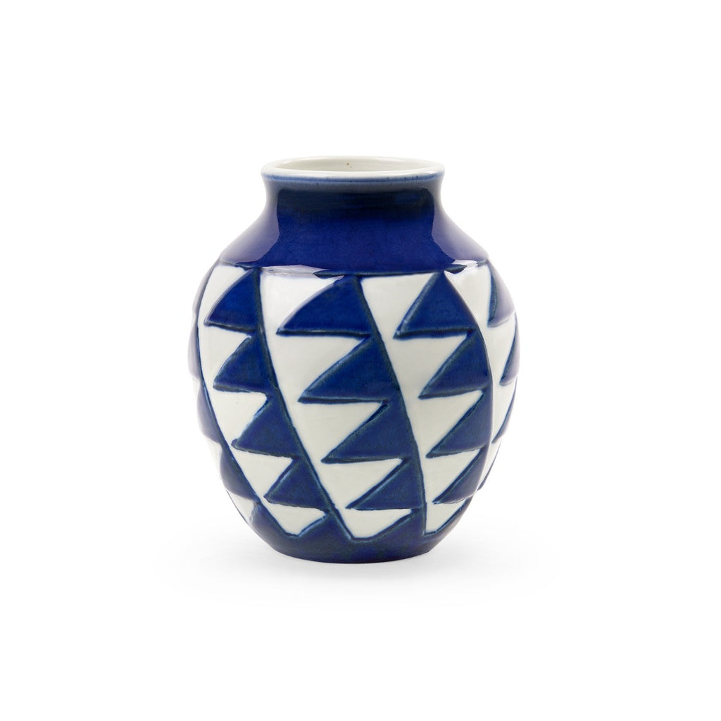 Villa & House Columbina Vase Blue and White