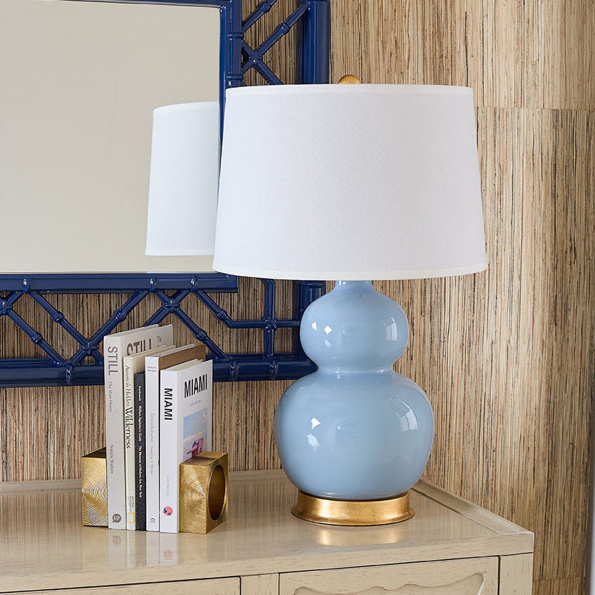Villa & House Jade Lamp Periwinkle Blue