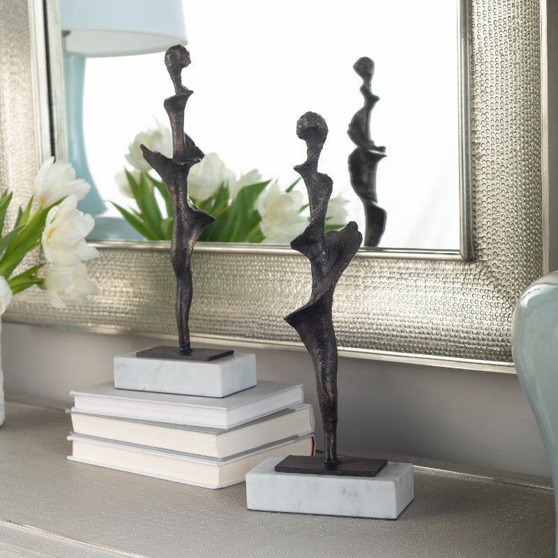 Villa & House Spiral Large Statue Set of 2