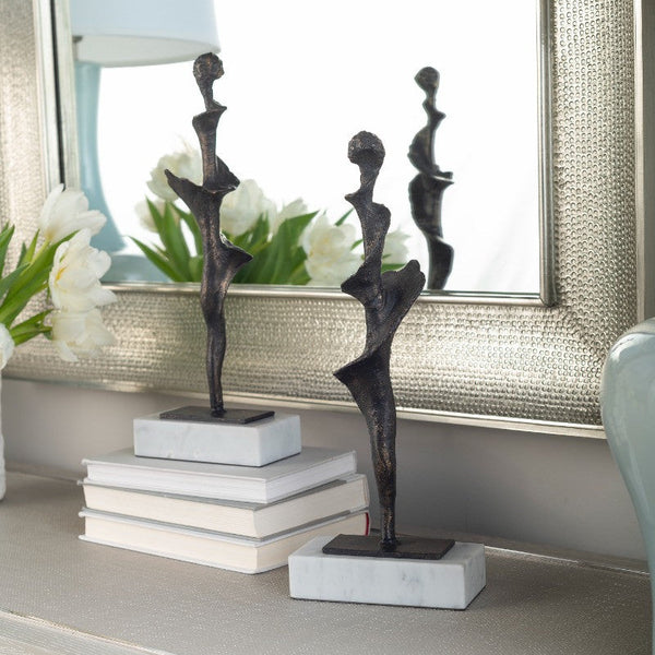 Villa & House Spiral Large Statue Set of 2