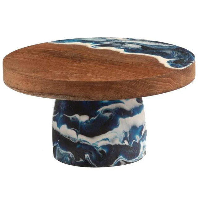 Blue Pheasant Austin Swirled Cake Stand - Black