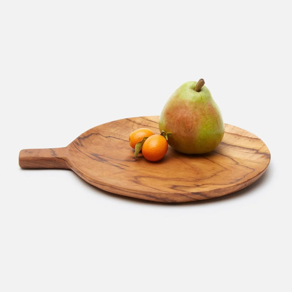 Blue Pheasant Chloe Round Serving Platters - Natural