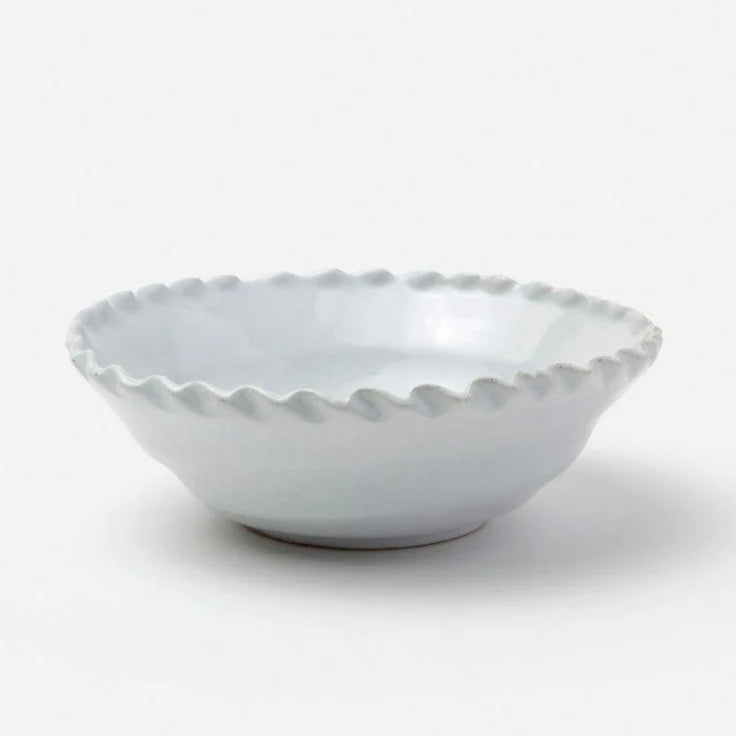 Blue Pheasant Adina Small Serving Bowl, Set of Two - Antique White