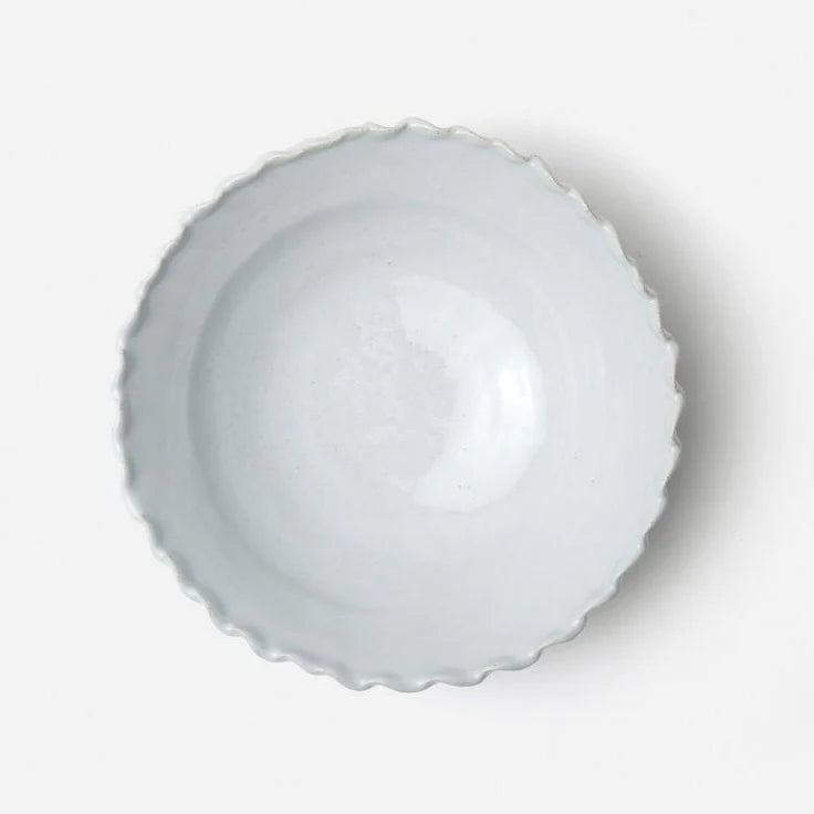 Blue Pheasant Adina Small Serving Bowl, Set of Two - Antique White