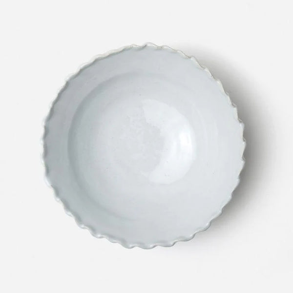 Blue Pheasant Adina Small Serving Bowl, Set of Two - Antique White