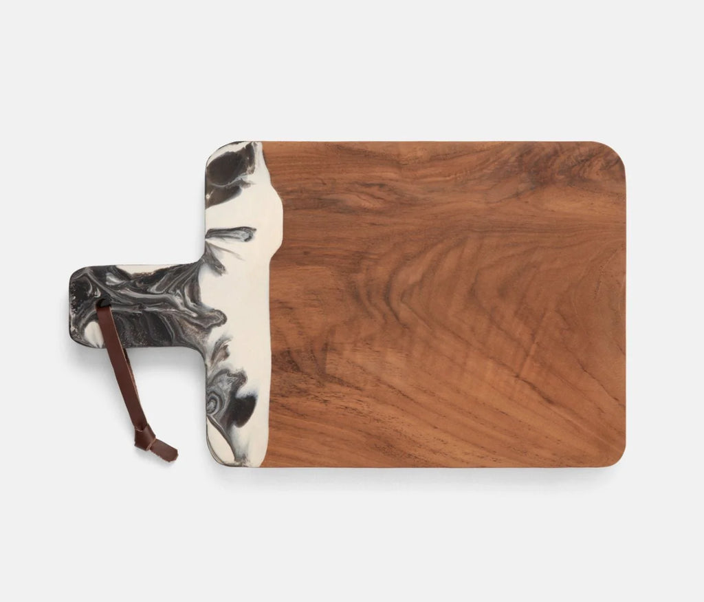 Blue Pheasant Austin Swirl Serving Board - Black