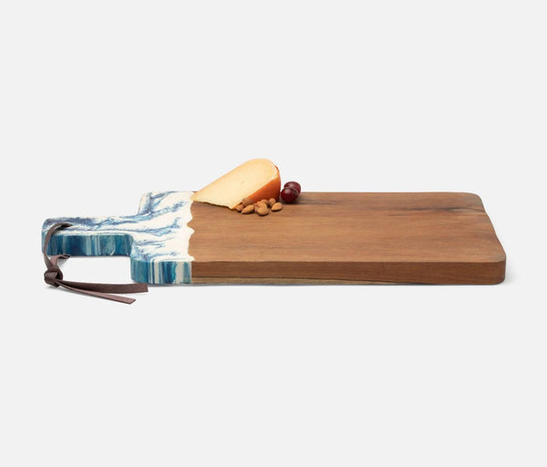 Blue Pheasant Austin Swirl Serving Board - Blue