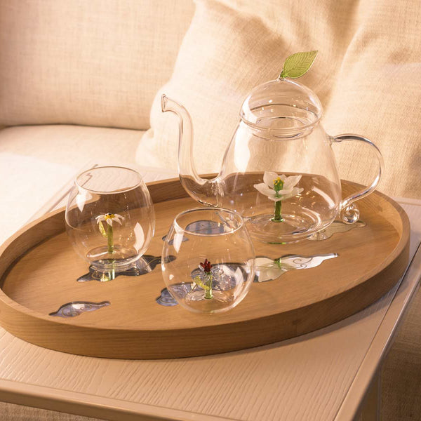 Flower Power Glasses - Set of 6