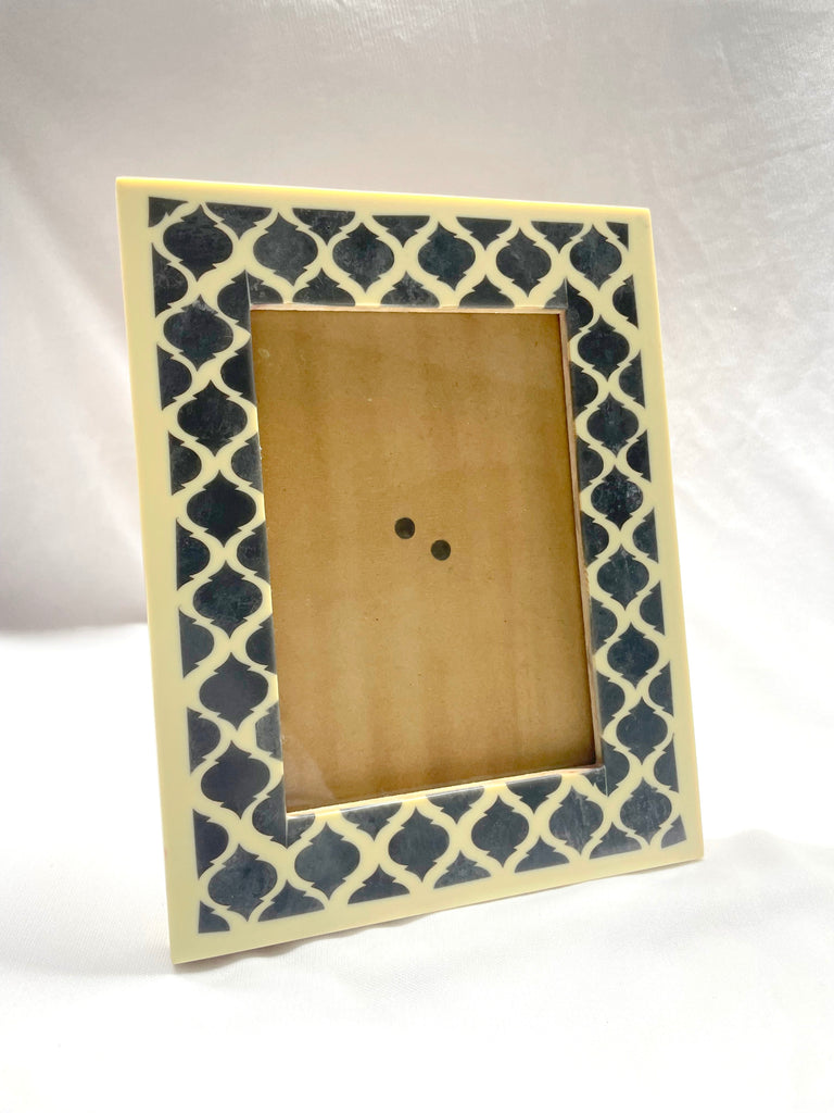Private Label Moroccan-Inspired Acrylic Resin Photo Frame