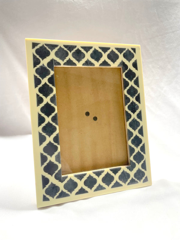 Private Label Moroccan-Inspired Acrylic Resin Photo Frame