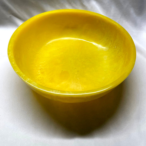 Private Label Yellow Swirl Bowl