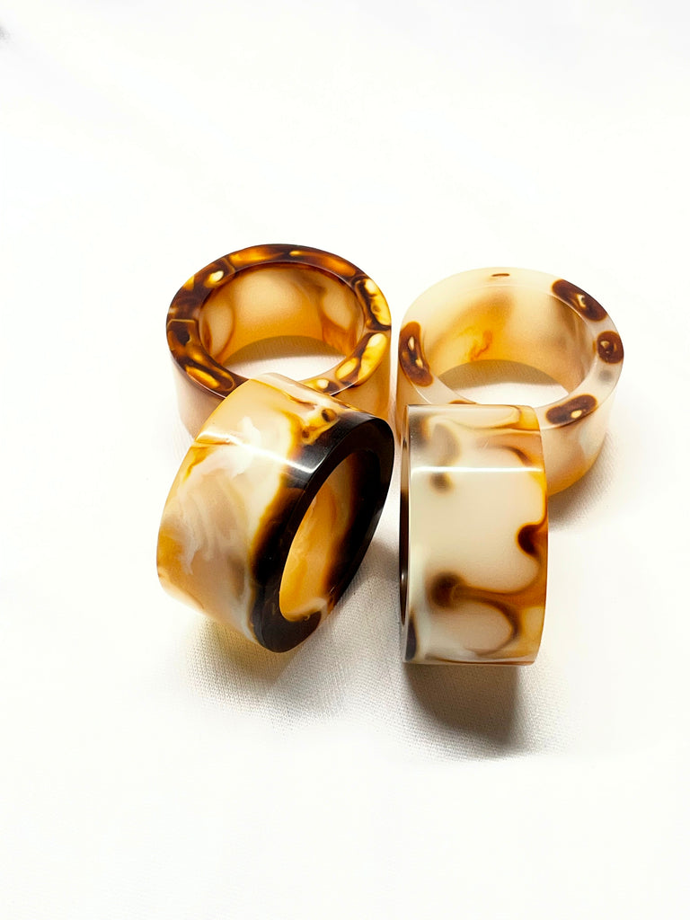Private Label Tiger Napkin Rings (set of 4)