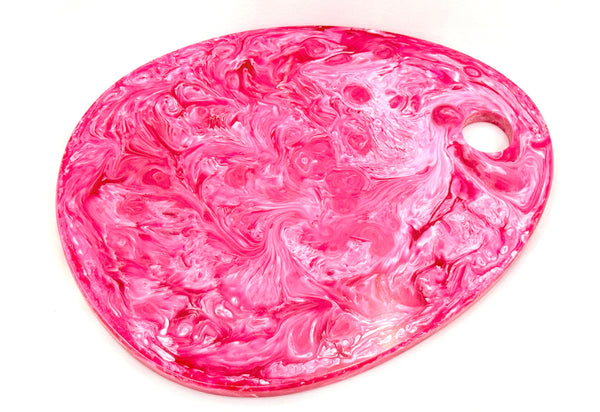 Private Label Electric Pink Marbled Cheese Board