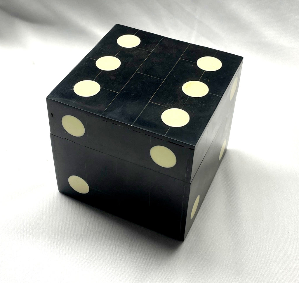 Private Label Black Dice Decor & Storage Box Set