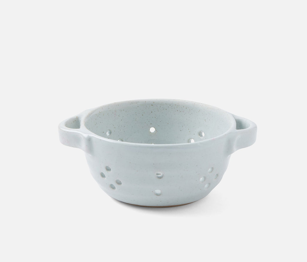 Blue Pheasant Marcus Berry Bowl with Handles, Set of 4 - White Salt Glaze