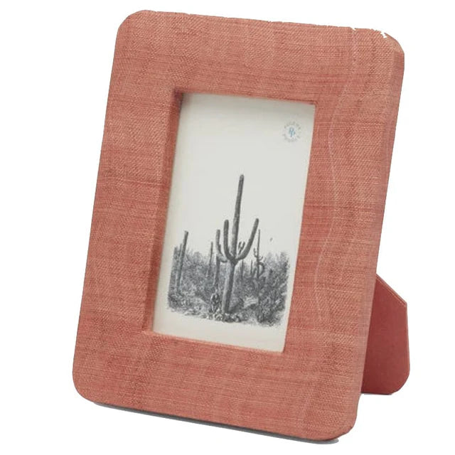 Halle Silken Abaca Picture Frame - Vintage Rose