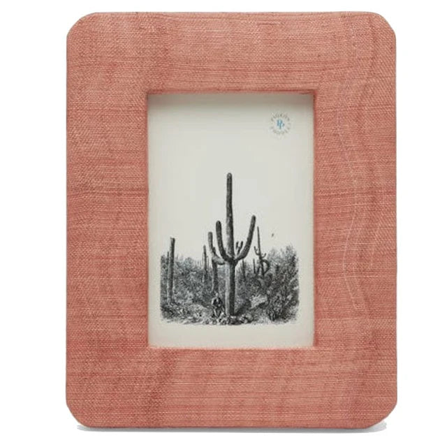 Halle Silken Abaca Picture Frame - Vintage Rose
