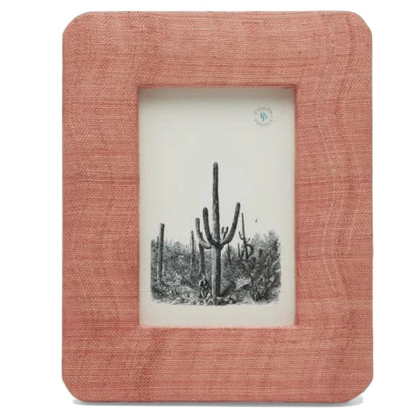 Halle Silken Abaca Picture Frame - Vintage Rose