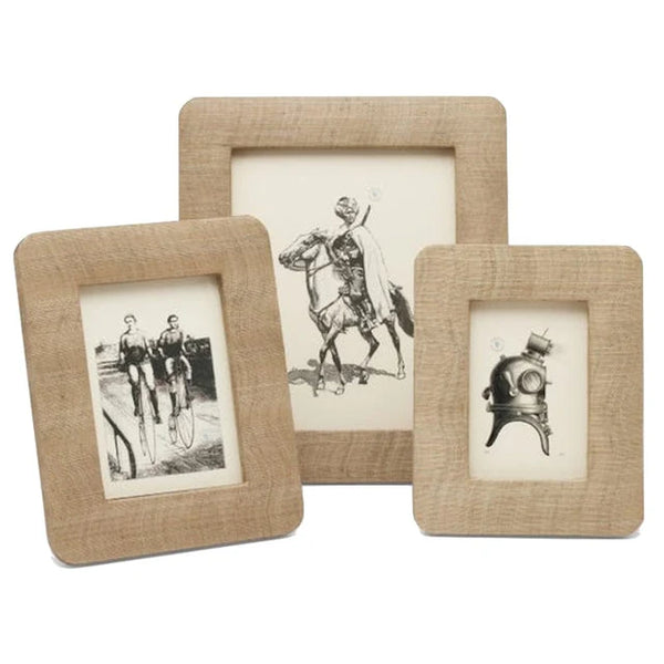 Halle Silken Abaca Picture Frame - Sand