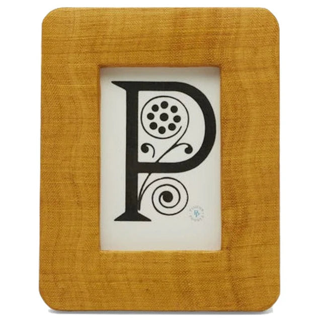 Halle Silken Abaca Picture Frame - Mustard