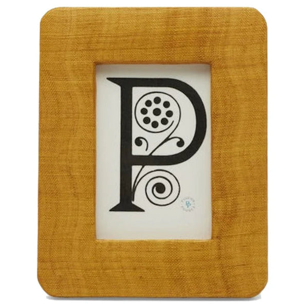 Halle Silken Abaca Picture Frame - Mustard
