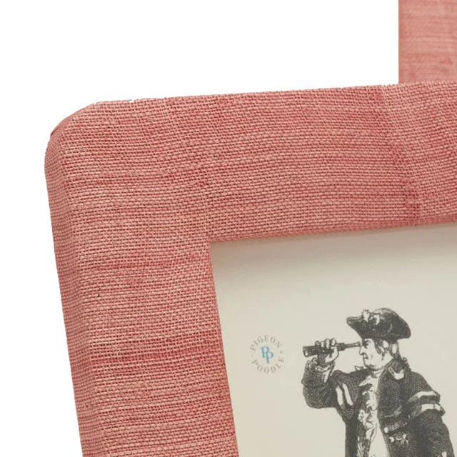 Halle Silken Abaca Picture Frame - Vintage Rose