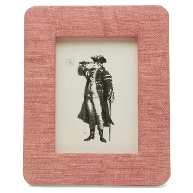 Halle Silken Abaca Picture Frame - Vintage Rose