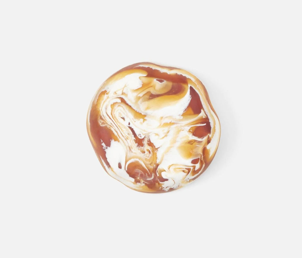 Blue Pheasant Beatrix Swirled Serving Bowls - Amber