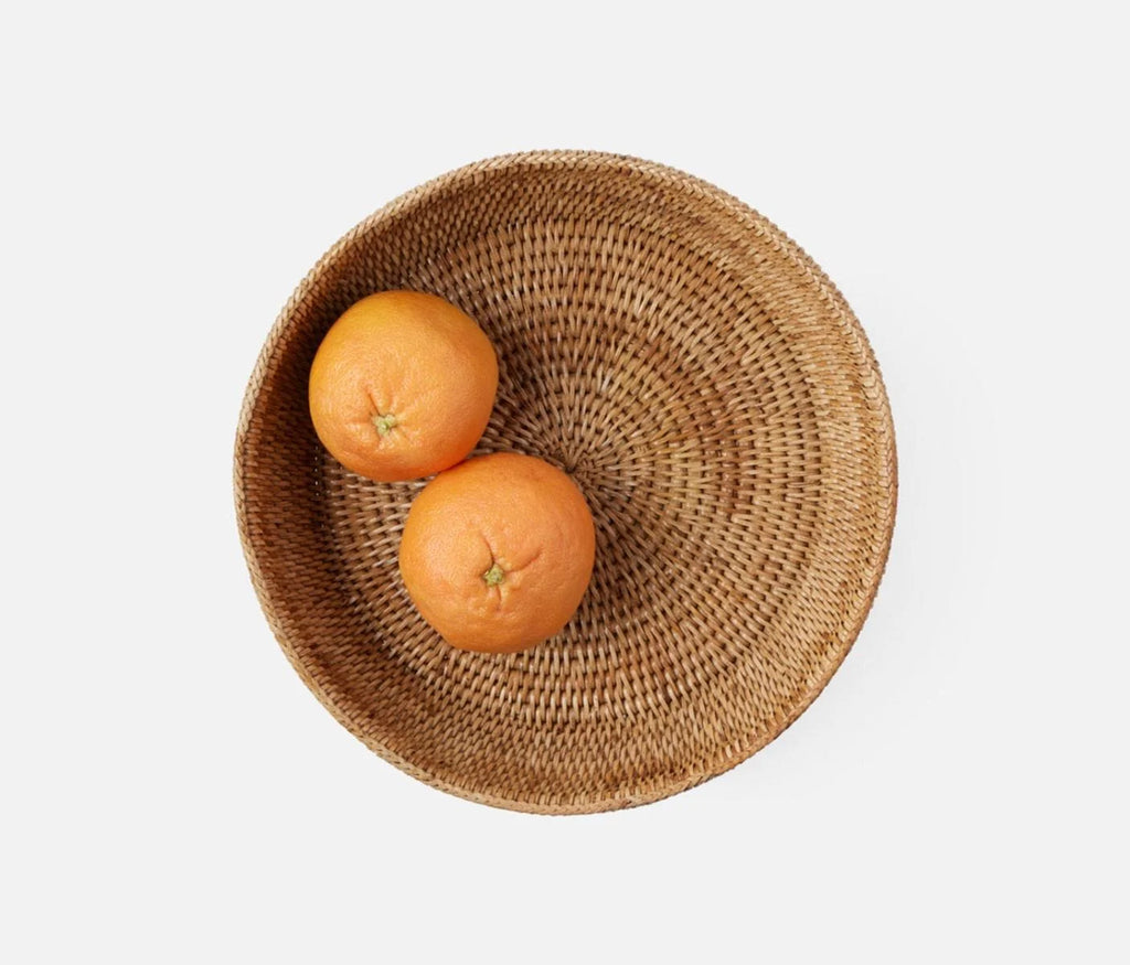 Blue Pheasant Londyn Footed Serving Bowl - Natural