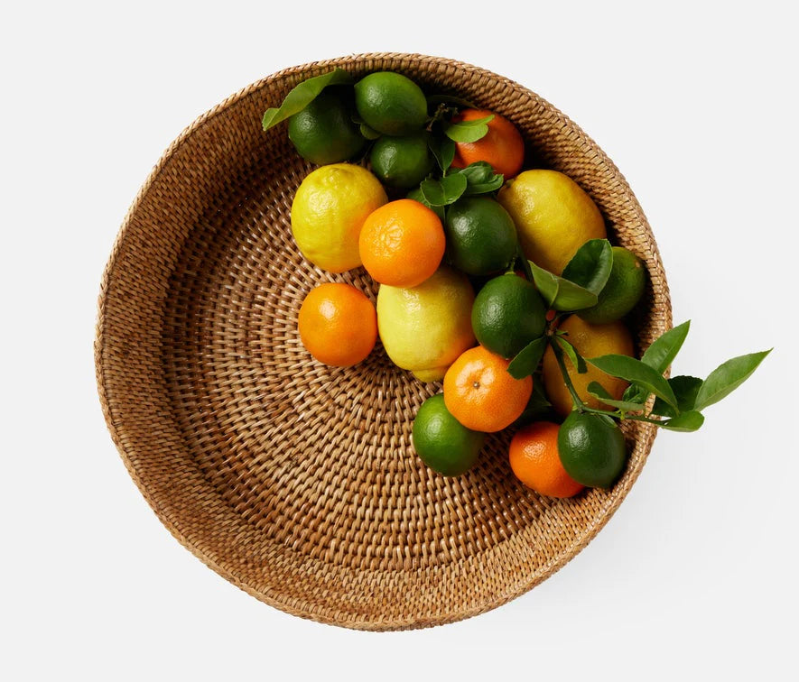 Blue Pheasant Londyn Footed Serving Bowl - Natural