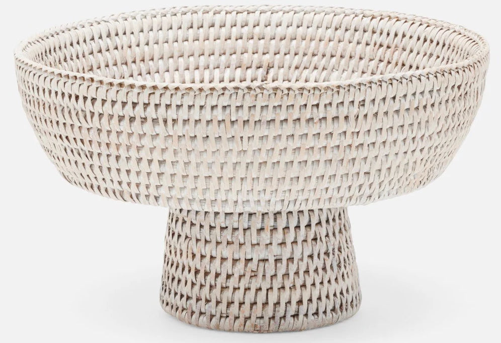 Blue Pheasant Londyn Serving Bowl - Whitewashed