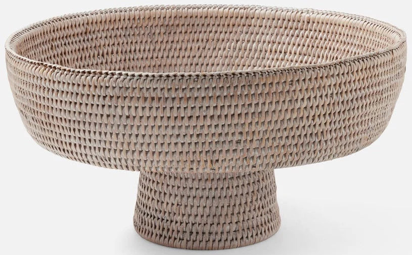 Blue Pheasant Londyn Serving Bowl - Whitewashed