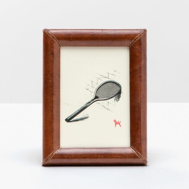 Pigeon and Poodle Eton Leather Frame