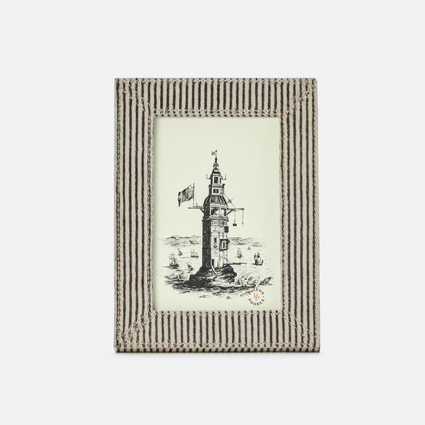 Pigeon and Poodle Hana Brown Candy Striped Frame