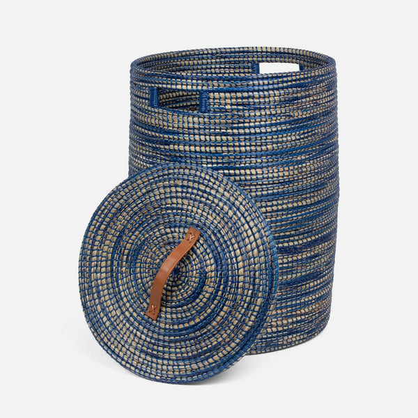 Pigeon and Poodle Akron Dark Blue Hamper