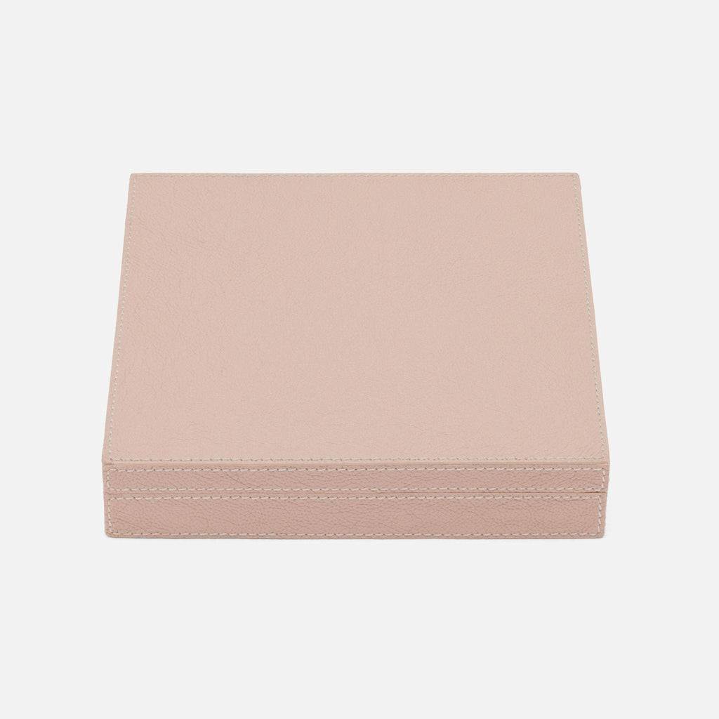 Pigeon and Poodle Lecco Tic Tac Toe Set, Dusty Rose