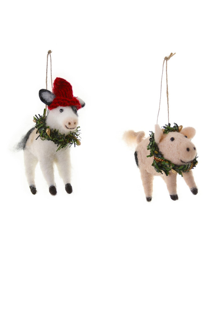 Cody Foster & Co Christmas On The Farm Assorted Ornaments
