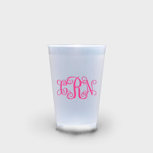 Vine Monogram Roadie Cups 16 oz
