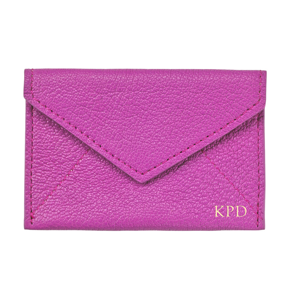 Orchid Leather Mini Envelope – Davis Designs