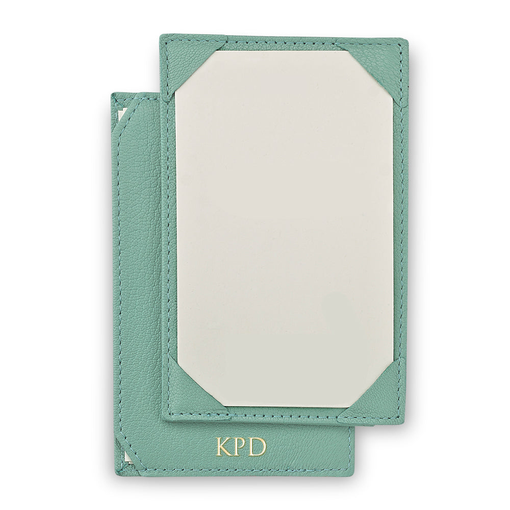 Robin's Egg Leather Jotter