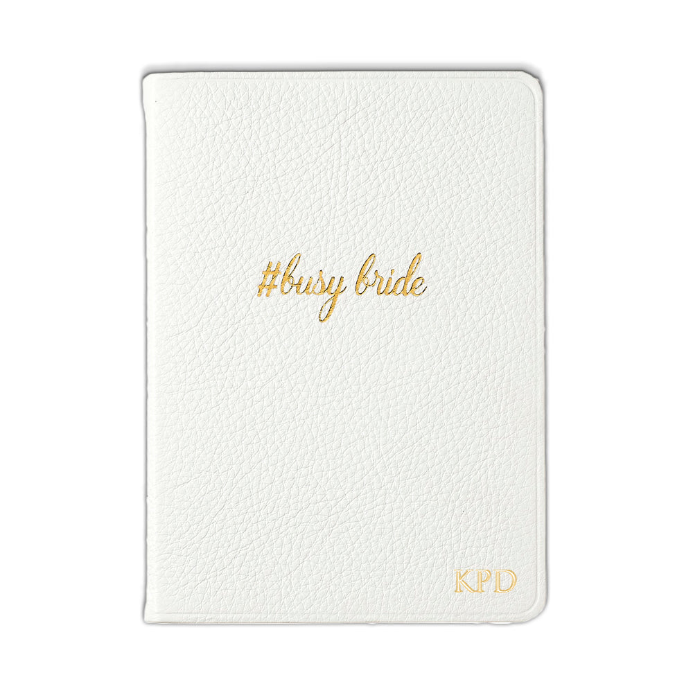 White #BusyBride Journal