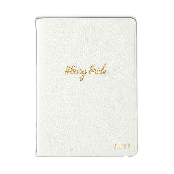 White #BusyBride Journal