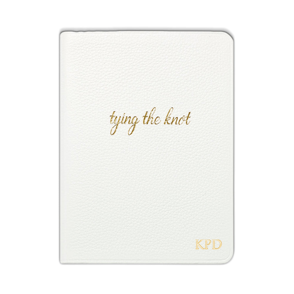 White "Tying the Knot" Journal
