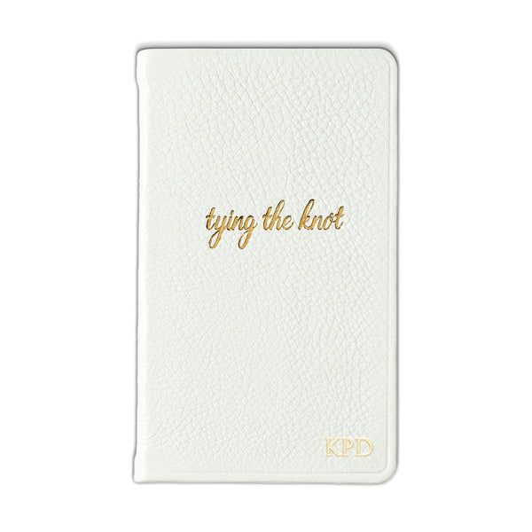 White "Tying the Knot" Pocket Notes