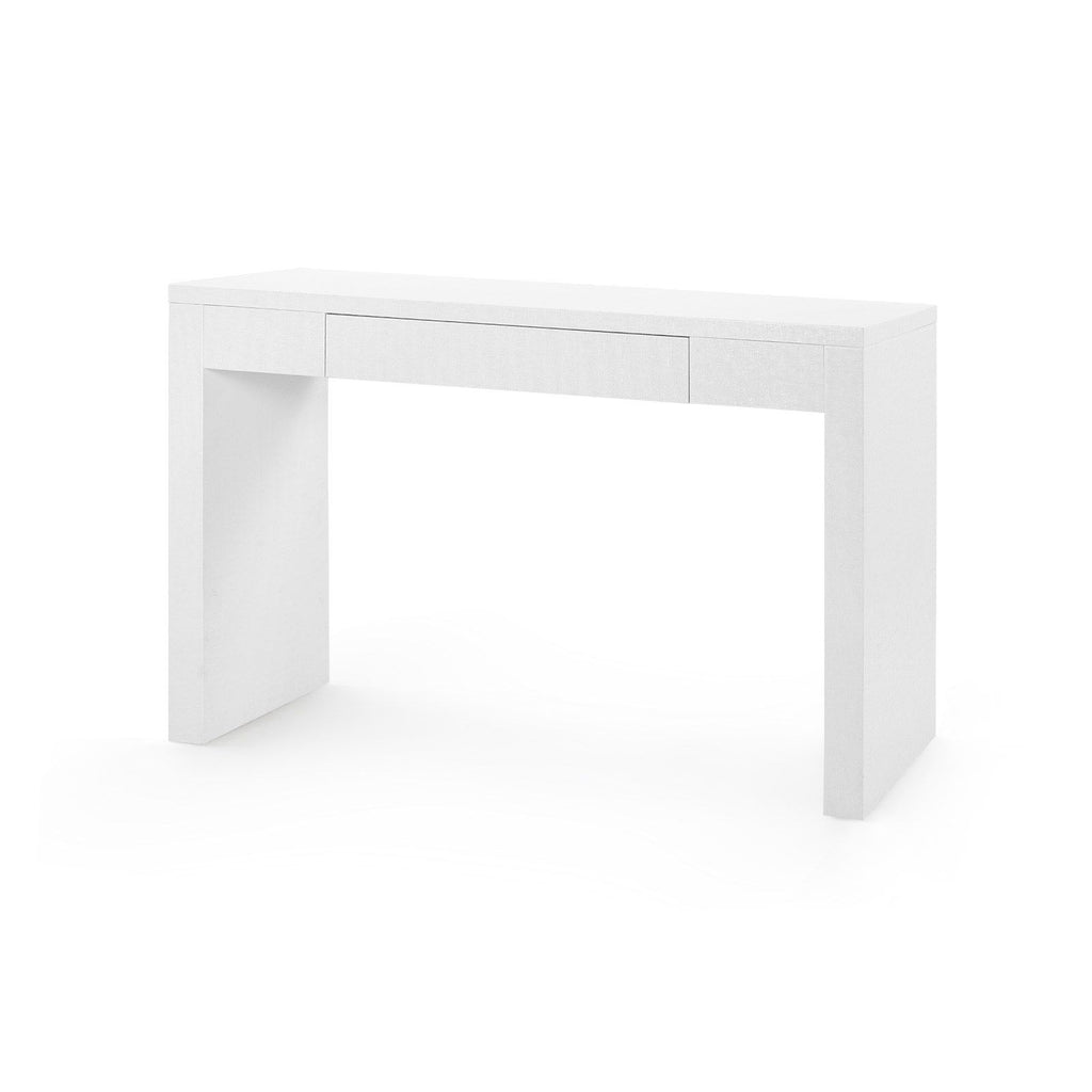 Villa & House Morgan Grasscloth Console Table