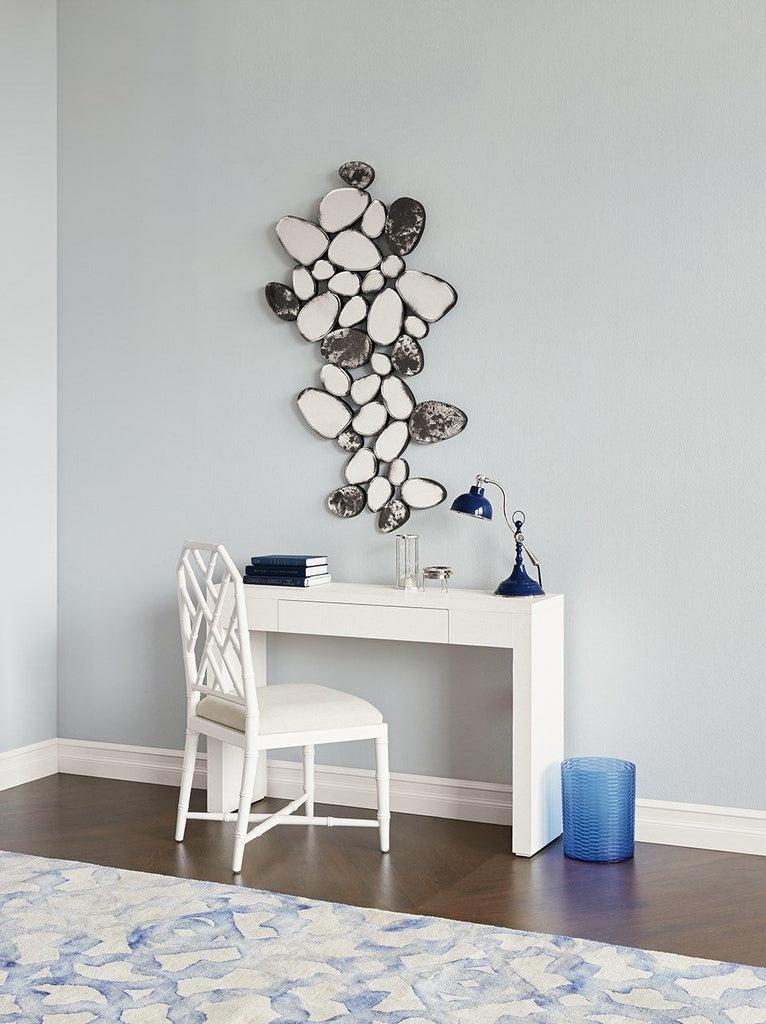 Villa & House Morgan Grasscloth Console Table