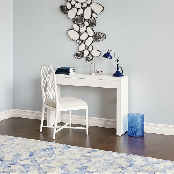 Villa & House Morgan Grasscloth Console Table