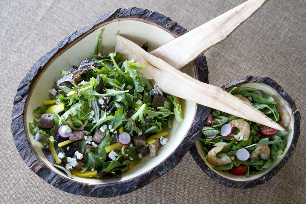 Stinson Studios Maple Salad Servers