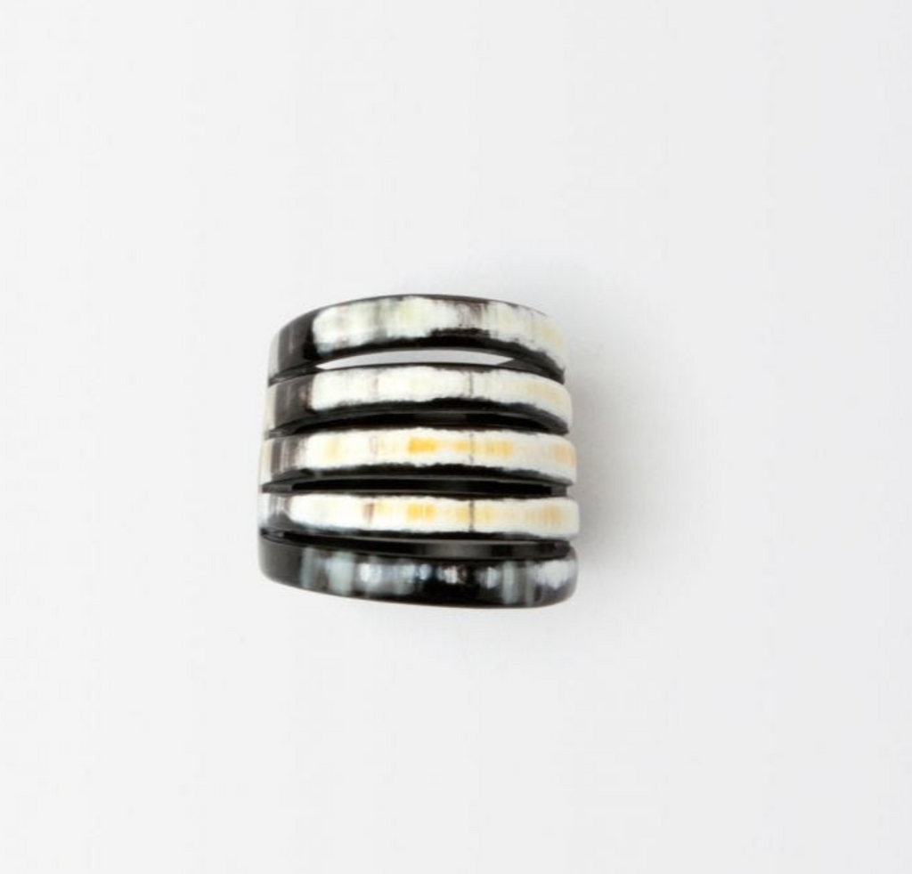 Blue Pheasant Azure Napkin Ring - Set of 4