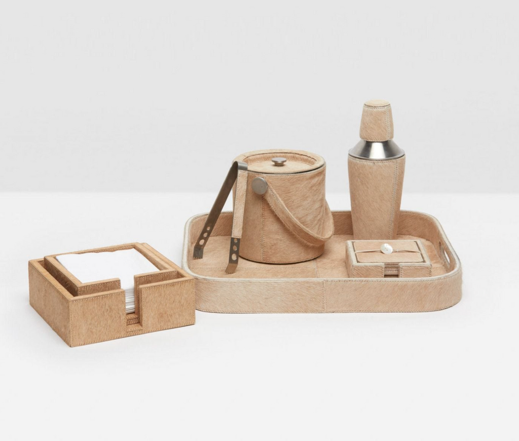 Blue Pheasant Browmley Ice Bucket w/ Tongs